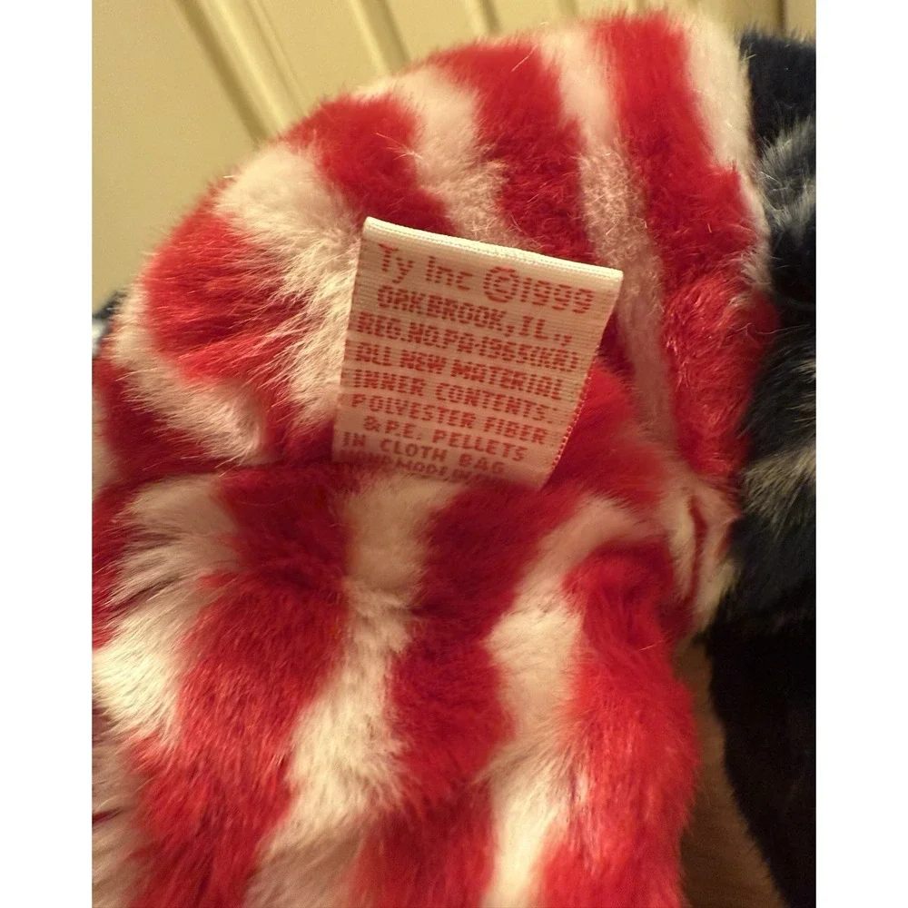 Ty Beanie Buddies Spangle the Patriot Bear 14